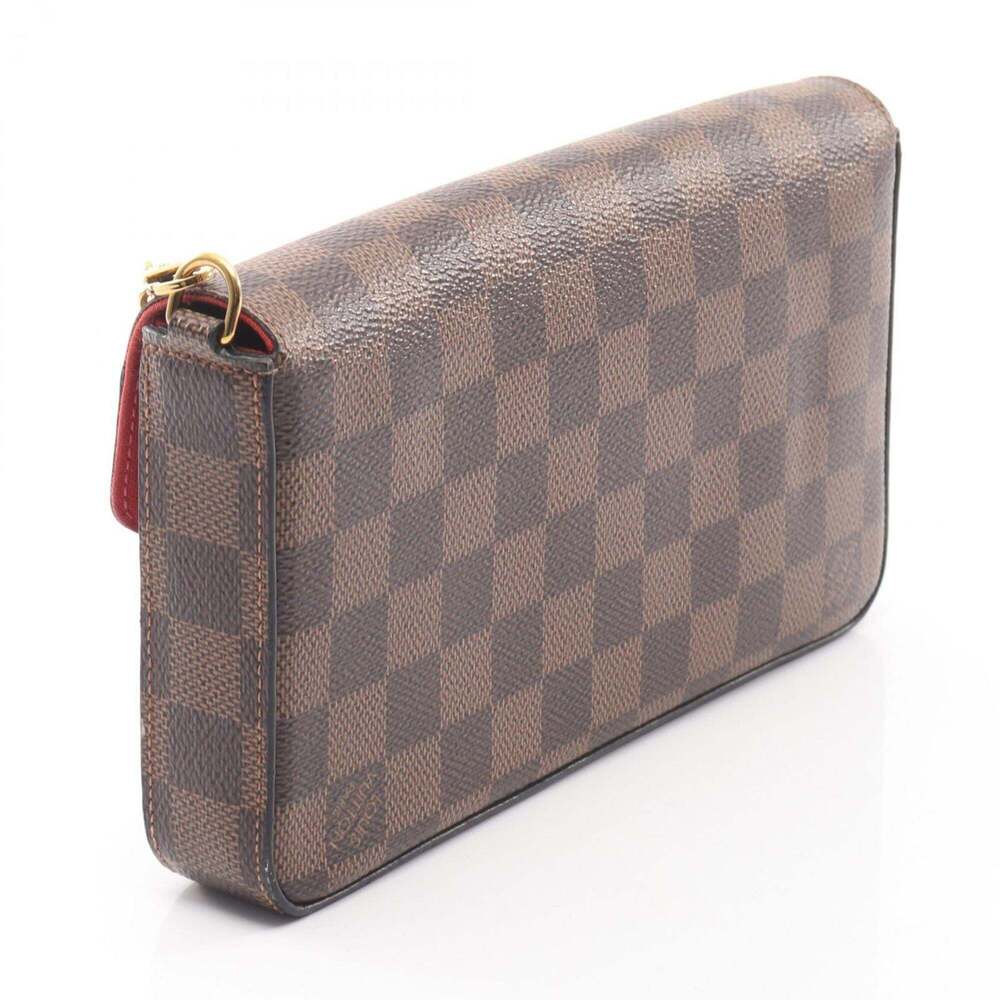 LOUIS VUITTON Brown Damier Coated Canvas Pochette Shoulder Bag - Picture 2 of 10